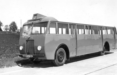 Stadsbuss till Vsters Omnibus AB. Scania-Vabis B-22