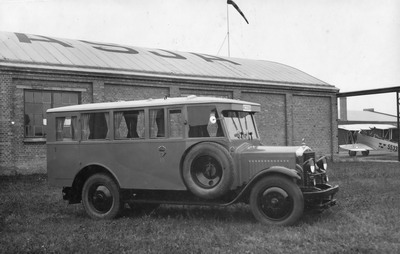Postdiligens på Scania-Vabis chassi år 1933